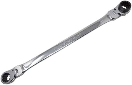 K Tool 27mm x 30mm Extra Long, Flexible, Reversible Double Box Wrench