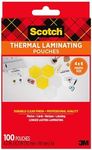 Scotch Thermal Laminating Pouches, 