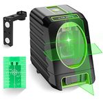 Huepar Laser Level Self Leveling, Professional 150ft ± 1/13in Accuracy and Brighter Green Laser Covers of 150°, Cross Line Laser Level with Outdoor Pulse Mode, 360° Magnetic Base Included BOX-1G