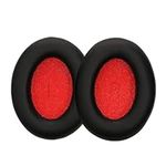 kwmobile Ear Pads Compatible with 1More SonoFlow/SonoFlow SE Earpads - 2x Replacement for Headphones - Black