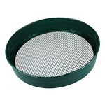 simpaoutdoor Steel Garden Riddle Sieve 1/4" 6mm Mesh 70mm Deep