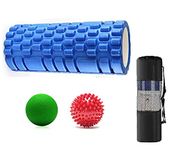 Bodylastics 60cms Foam Roller for Deep Tissue Massage, Relief from Sore Muscles Pain, Pre & Post Exercise Fitness Workout Sessions