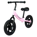 Balance Bike for 2 3 4 5 6 Years Old Boys Girls, Carbon Steel Frame No Pedal Walking Balance Bike Training Bicycle for Kids and Toddlers (pink)