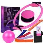 Pilates Equipment for Home Workouts Pilates Ring and Ball Set Resistance Bands & More Perfect for Home Pilates Equipment