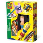 SES Creative 1002146 Hobby, Multicolored, Learn to Knit for Kids