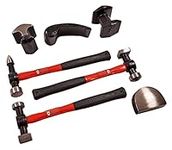 Amtech I9280 Auto Body Kit, 7 Piece Panel Beating Tools and Car Body Repair Kit, Supplied with Storage Case