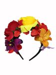 Halloween Headband Mexican Flower Headband Hair Garland Day of The Dead Halloween Party Costume Headpiece Cosplay Accessories