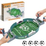 Kidology Football Table Interactive Game for Kids | Indoor Mini Football Board Game 2 Players | Portable Table Football Soccer Game Set with Balls, Goals & Controllers | Fun Sports Toy & Gift for Kids