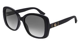 Gucci Women's Gg0762s Sunglasses, Black, 56-18-145