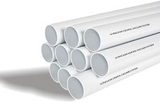 Ultra Clean Central Vacuum 2” PVC Pipe Compatible with All Brands such as Nutone, Beam, Eureka, Allegro, Vacuflo, Vacumaid, Hayden, Broan, Electrolux, Honeywell and more (64 ft)