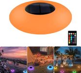 25cm/9.8-inch Solar Floating Pool Light, 16 Color Changing LED Solar Pool Lights, IP68 Waterproof Pool Lights That Float, Pool Decorations Outdoor