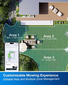 ECOVACS GOAT O800 RTK Robot Lawnmower – 800㎡, Wire-Free, Lidar Navigation