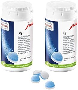 Jura 2-Phase Cleaning Tablets for Fully Automatic Coffee Machines 50 Count