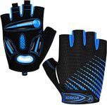 MOREOK-Cycling Gloves Bike Gloves for Men/Women-[5MM Gel Pad] Biking Gloves Light Blue-L