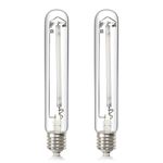 iPower 600 Watt High Pressure Sodium HPS Grow Light Bulb Lamp, High PAR Enhanced Red and Orange Spectrums CCT 2100K, 2-Pack