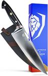 DALSTRONG Chef Knife - 8" (20 cm) - Centurion Series - Swedish 14C28N High - Carbon Stainless Steel - G10 Handle - w/Sheath