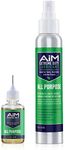 PlanetSafe AIM Hedge Trimmer & Chainsaw Lubricant Kit - Extreme Duty Lubricant - The World's Greatest, Safest, Hardest-Working Lubricant - Non-Toxic, Odorless - Cleans, Protects