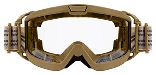 Rothco OTG Ballistic Goggles, Coyote Brown/Clear