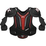 STX Ice Hockey HP SPH2 JR 02 BK/RD Stallion HPR 1.2 Junior Shoulder Pad, Medium, Black/Red