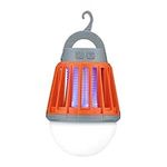 Mosquito Repellent Lamp Camping Lantern Bug Zapper,Portable IPX6 Waterproof Mosquito Killer Lantern,Retractable Hook,USB Rechargeable LED Lantern and Flashlight,Camping equipment accessories