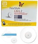 Abbott Freestyle Libre 2 Sensor for diabetes monitoring CGM for UK, white + FREE Tetra-Sole™ Waterproof Sensor Cover