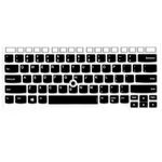 Saco Silicone Skin Keyboard Protector Cover Compatible for Lenovo ThinkPad E14 Gen 2 3 and 4 14 inches Thin and Light Laptop - Black