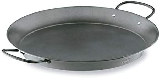 Lacor 60159 Plat à Paëlla Anti Adhésive 60 cm, Gris