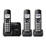 PANASONIC KX-TGD513B Expandable Cordless Phone with Call Block - 3 Handsets