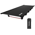 Naturehike Ultralight Folding Camping Cot, Portable Compact Backpacking Cot for Adults Camping, Hiking, Travel, Heavy Duty Support 330 Lbs