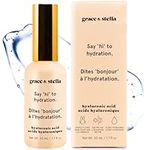 grace & stella Award Winning Hyaluronic Acid Serum (50ml) Hydrating Hyaluronic Acid Serum for Face - Acide Hyaluronique Face Serum - Anti Aging Serum to Hydrate, Remove Fine Lines, Wrinkles, Boost Collagen