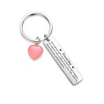 ZNOSVEI Friend Going Away Gifts Friend Motivational Keychain For Gifts Female Friend Bestie Keychain BFF Keychain, Friendship Keychain, Standard