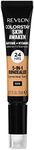 Revlon ColorStay Skin Awaken 5-in-1 Concealer, Lightweight, Creamy Longlasting Face Makeup with Caffeine & Vitamin C, For Imperfections, Dark Circles & Redness, 055 Coffee, 0.27 fl oz/ 0.28g