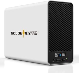 GOLDENMATE 1500VA/1000W Lithium UPS Battery Backup and Surge Protector, Backup Battery Power Supply with LiFePO4 Batteries(296Wh), AVR, Line Interactive Sinewave UPS System, 8 Outlets, LCD Display