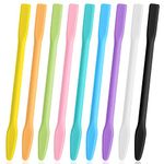 9PCS Colored Silicone Stir Sticks, Gartful Reusable Epoxy Resin Stir Sticks, for Resin Mixing, Paint, Making Glitter Tumblers Cups, Arts, Crafts, Facial Mask Stirring Rods, 9 Colors