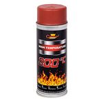 SolaDirect 400 mL Red Heat Resistant Paint Spray High-Temperature Stove Exhaust BBQ VHT XHT up to 800°C / 1472°F