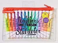 Highlighter - STABILO swing cool - Pencil Case of 14 - Assorted Colours