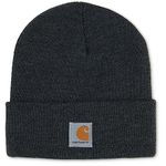 Carhartt unisex child Acrylic Watch Cold Weather Hat, Charcoal Heather, 2-4T