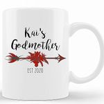 Personalized Get Promoted To Godmother Godfather Mug, Godparents Mugs, Baptism Gift Coffee Mug 11Oz 15Oz, Funny Gifts Mug For Friends Family Dad Men Women, Custom Mug For Christmas Birthday