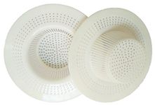 Royals Kitchen Strainers (Plastic, 2pc), Kitchen Sink Jali Waste Filter Cup Sink mesh, Plastic Drain Basin Basket Filter Cup Drainer Sink Jali |