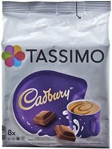 Tassimo Cadbury Hot Chocolate Capsules 8 Cups