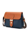 SATSEI Travel Purses for Women Versatile Multi Pocket Crossbody Bags for Women, Deep Sea Blue