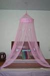 Butterfly Bed Canopy Mosquito NET Crib Twin Full Queen King (Pink)