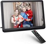 Fambrow Digital Photo Frames 10 inch 1920x1080 HD IPS Screen All in One Digital Picture Frame Photo/Music/Video/Calendar/Clock with Remote Control, Use USB/SD Card, Non WiFi