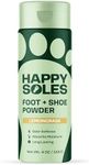 HAPPY SOLES Foot and Shoe Powder 4oz. (Lemongrass)