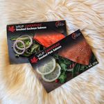 Wild Caught Canadian Pacific Smoked Sockeye Salmon and Pink Salmon Filet 2 Pack Gift All Natural From Vancouver BC