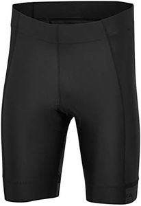Altura Progel Plus Mens Lycra Cycling Shorts - Black, XL/Male Bike Wear Padded Chamois Gel Pad Protective Pant Road Mountain Cycle Tour Gym Leg Saddle Sore Pain Relief Commute Tight Waist Clothes