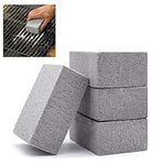 4 Pack Grill Griddle Cleaning Brick Block, Reusable Non-Scratch Pumice Stone Bricks, Pumice Griddle Cleaning Stone for Removing BBQ Grills, Pool, Sink