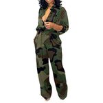 Camouflage For Women Jumpsuit