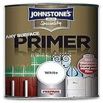 Johnstone's - Speciality Any Surface Primer - White - Water Colour - Quick Drying - Ideal for Tricky Surfaces - Suitable for a Wide Variety of Surfaces - 10m2 Coverage per Litre - 750ml