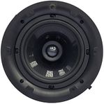 Q Acoustics QI 65CP 6.5-Inch Performance Single Circular Grille In-Ceiling Speaker - White